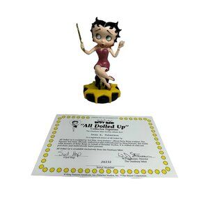 new BETTY BOOP collector figurine danbury mint ALL DOLLED UP